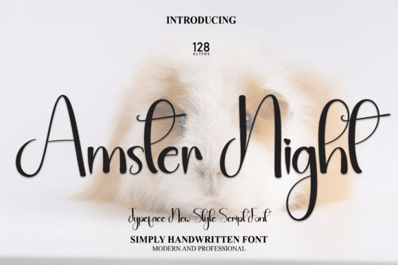 Amster Night: A Stylish Font for Digital Branding
