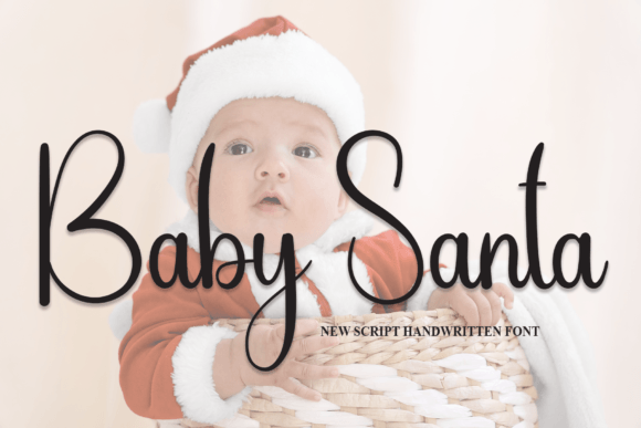 Baby Santa Font for Web Design