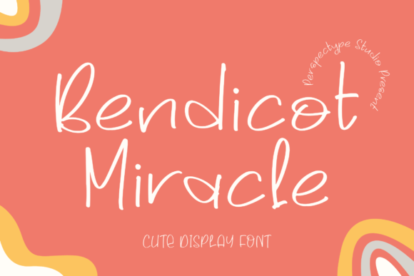 Bendicot Miracle Font for Business Branding