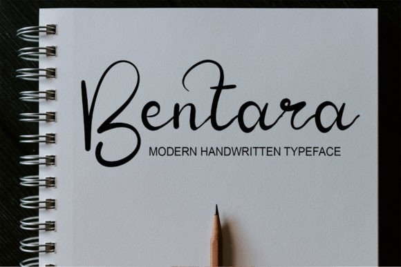 Bentara: A Handwritten Font for Professional Branding