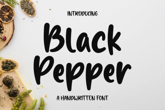 Black Pepper Font for Polished Branding
