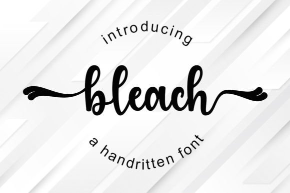 Bleach Script Font for Bold Branding