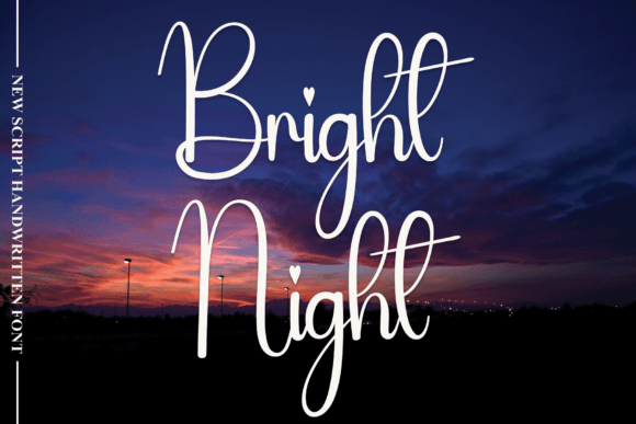 Bright Night Font for Eye-Catching Campaigns