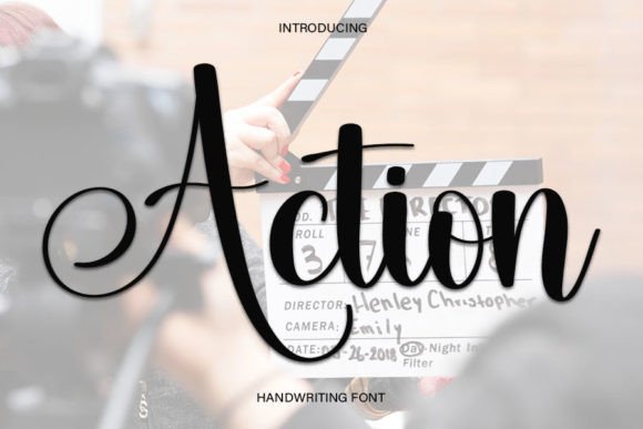 Bring Your Handmade Creations to Life with the Action Font