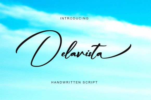 Delavista: A Handwritten Font for Timeless Editorial Design