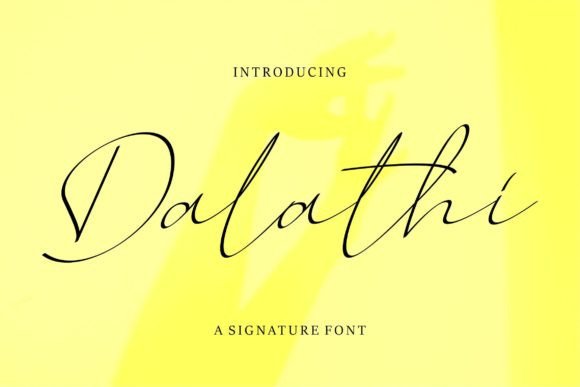 Elevate Your Handmade Creations with the Dalathi Script Font