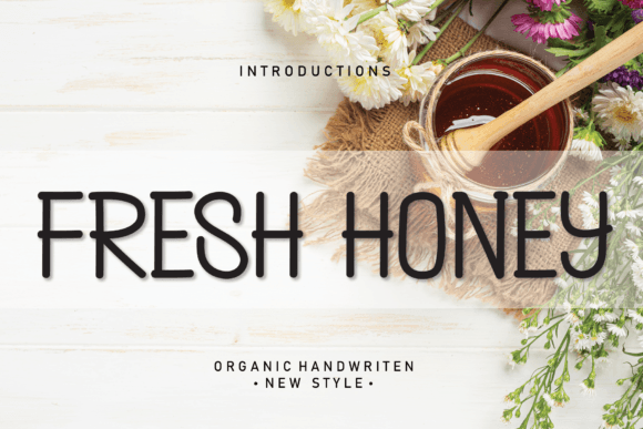 Fresh Honey Font for Modern Editorial Design