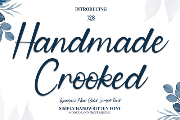 Handmade Crooked: A Charming Script Font for Creative Projects