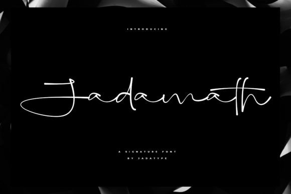 Jadamath – A Handwritten Script Font for Web Design