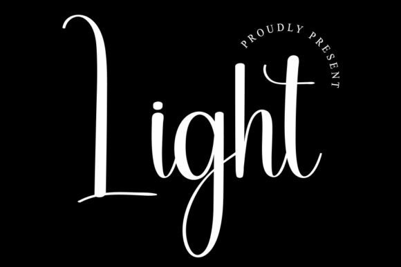 Light Font for Handmade Creations
