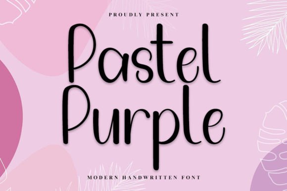 Pastel Purple: A Timeless Handwritten Font for Branding