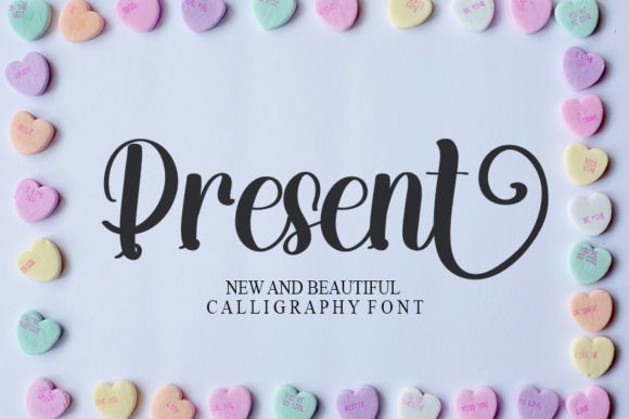 Present: A Handwritten Font for Crafters and Creators