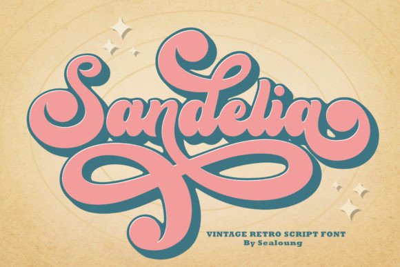 Sandelia: A Retro Script Font for Modern Web Design
