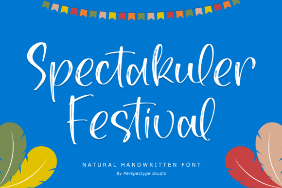 Spectakuler Festival: A Handwritten Script Font for Creative Projects