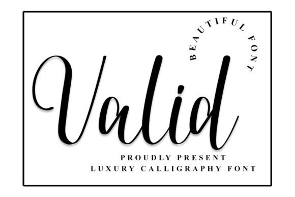 Valid Font for Handmade Creations