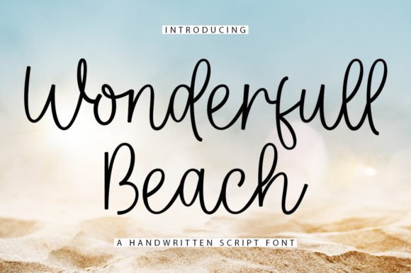 Wonderfull Beach Typeface for Web Design